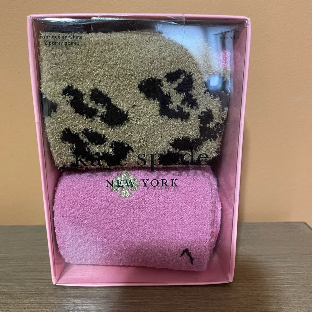 Kate Spade Animal Print Socks